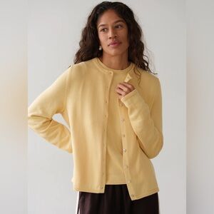 Donni Large Sweater Set Butter Yellow Cotton